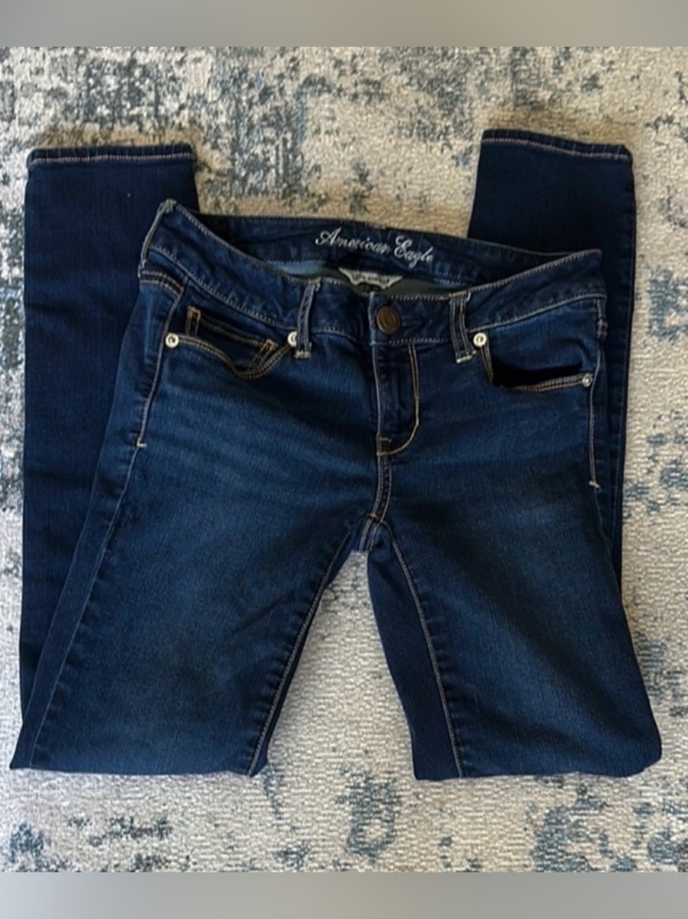 American Eagle Outfitters Dark Blue Skinny Jeans